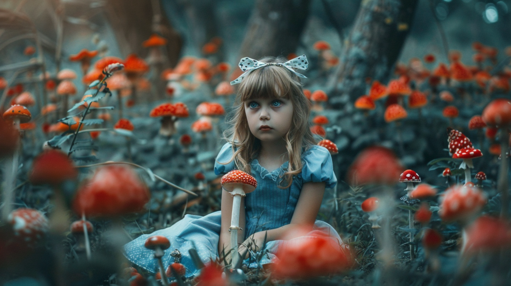 Детская фотосессия Алиса в стране чудес 3 Детская фотосессия Алиса в стране чудес